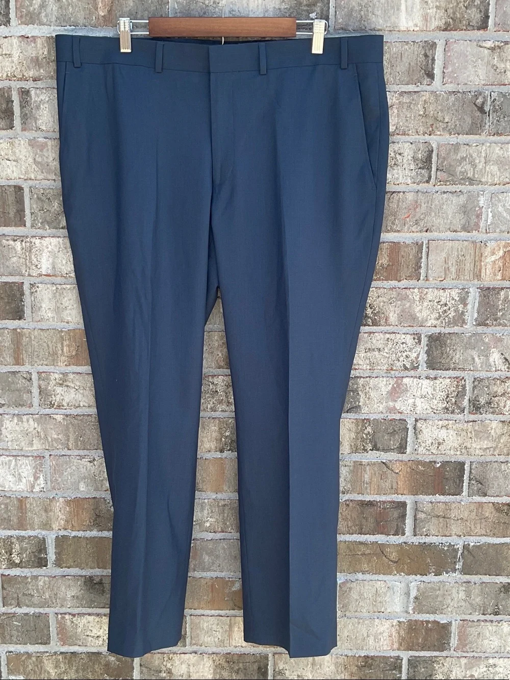 Take 50% OFF- Reaction Kenneth Cole Men's Classic Navy Dress Pants, Size-40X30
